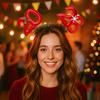 Sequin 2026 New Year Headbands Colorful Star Glitter Headwear Headpiece Comfortable Christmas Headband Christmas Party