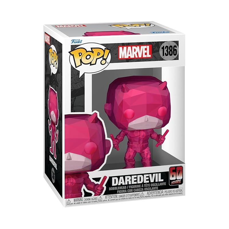 

marvel daredevil figure Funko Pop! Marvel: Dd 60th- Daredevil(Facet) funko