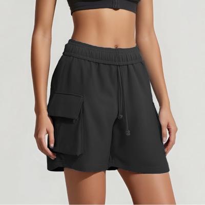 Women's Shorts Casual Summer Comfy Elastic High Waist Drawstring Running Shorts With Pockets