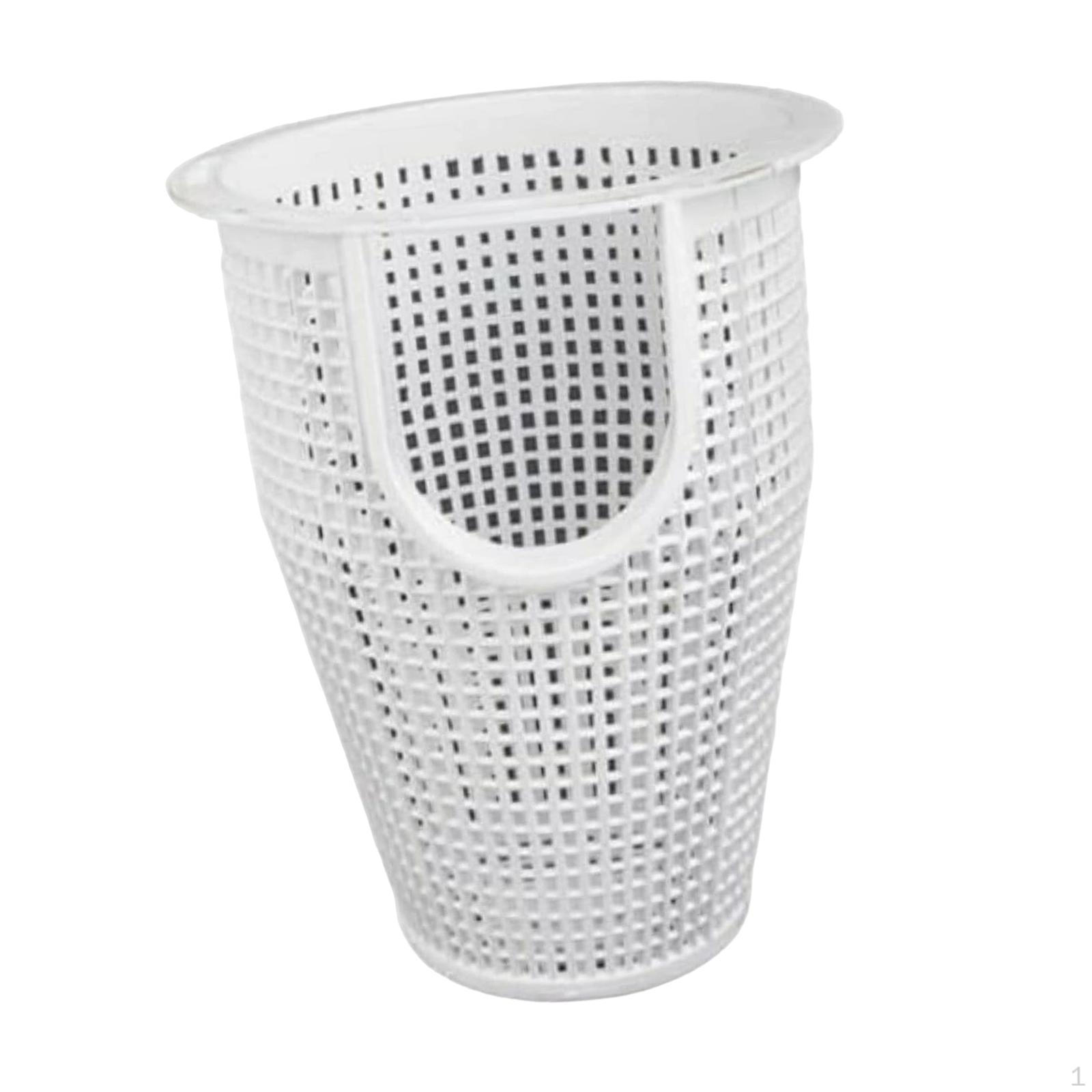 

Heavy Duty Pool Skimmer Basket for Efficient Debris Capture and Pipeline Maintenance белый