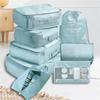 8 PCS/Set Polyester Travel Storage Bag Set Suitcase Organizer  Clothes/Shoes/Cosmetics