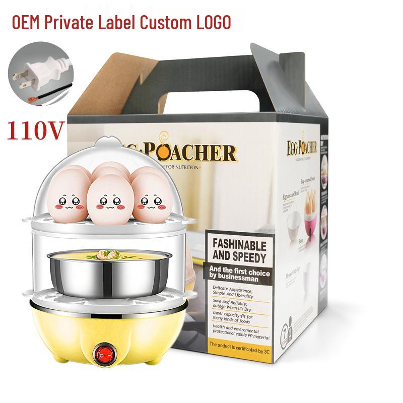 Mini Multi-Functional Egg Steamer with Automatic Power-Off for Household Use
