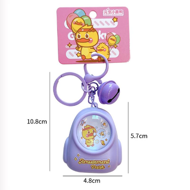 Brelok do kluczy z kaczką, lampka nocna, szkolna torba, brelok do kluczy, plecak, brelok do samochodu, prezent dla dzieci