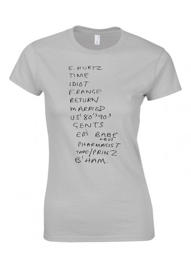 The Fall Setlist 92 Tshirt 90s Indie Band Tee Shiftwork Code Selfish Extricate