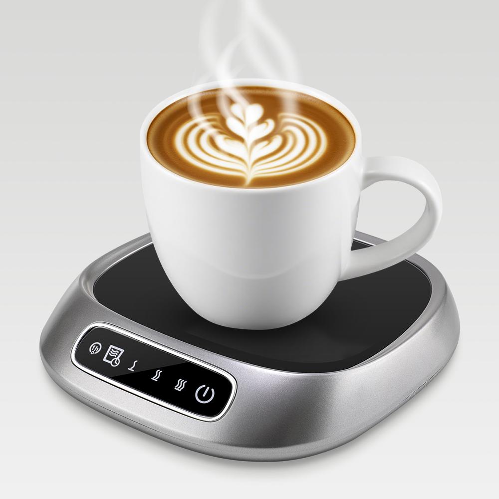 Portable Electric Beverage Warmer with Advanced Temperature Control Heating Pad Automatic Shut Off Desk Mug Heater