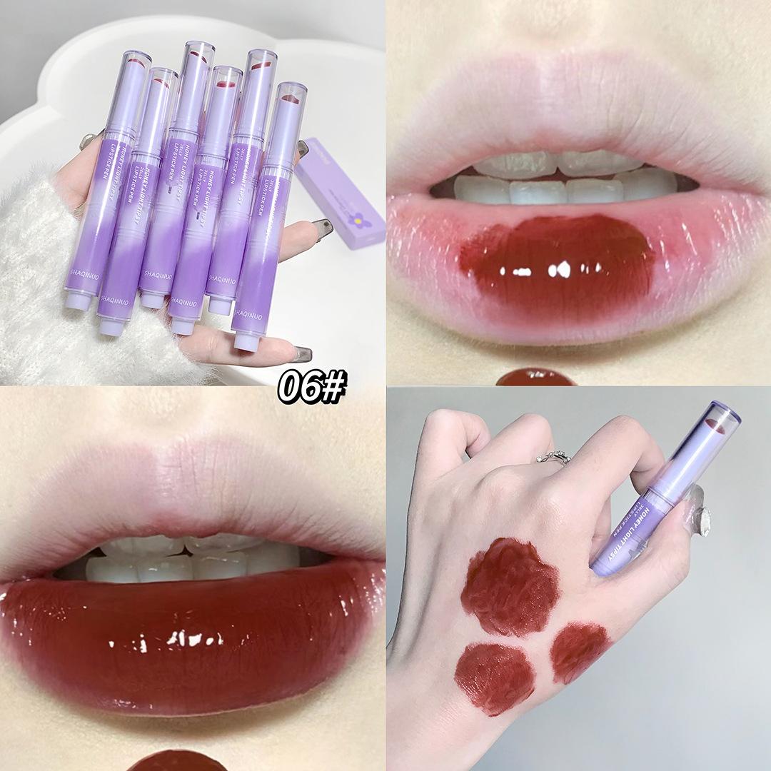 

Желейна помада, зволожуюча, дзеркальна водно-глянцева напучена губа, відбілююча стійка макіяжна помада для жінок