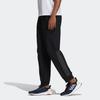 Adidas Solid Color Logo Print Cuffed Retro Sports Casual Long Pants Men Bottoms Black GV5150