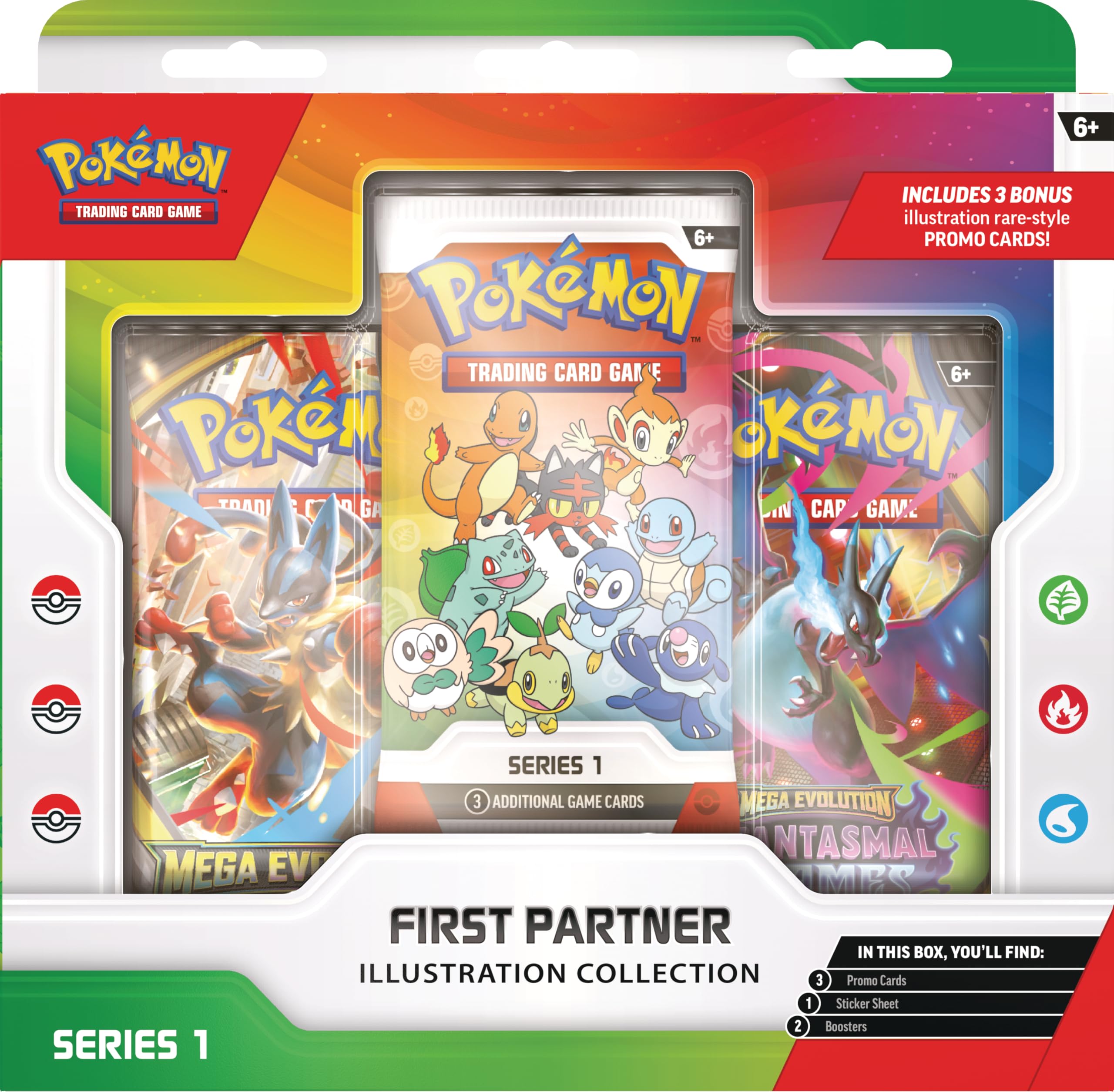 Коллекция иллюстраций «Первый партнер» Серия 1 Pokémon TCG