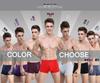 Modal Bamboo Mid-Rise Men's Boxer Briefs - Comfortable, Breathable, Sweat-Absorbing Underwear