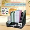 Thickened Bookshelf Desktop Study Book Stand A4 Folder Organizer Storage Box Four-Section Office Supplies File Box Archive