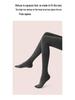 Ciorapi de damă extra lungi din pluș - Modelator, micro presiune și fără lăsare în zona inghinală pentru toamnă/iarnă