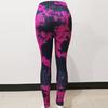 Abstract Line Print Sportowe Legginsy Bazowe Sexy z Wysokim Stanem Podnoszące Pośladki Spodnie do Jogi