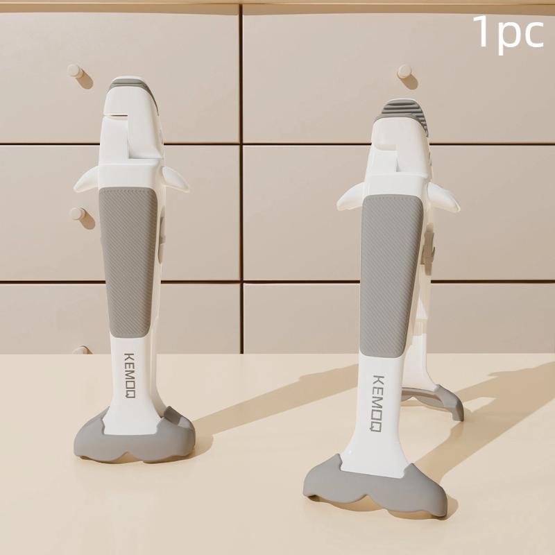 Valformad 2-i-1 Anti-skållning Klämma Non-slip ABS+Silikon Gryt- och Skålhållare Kreativ Köksgadget