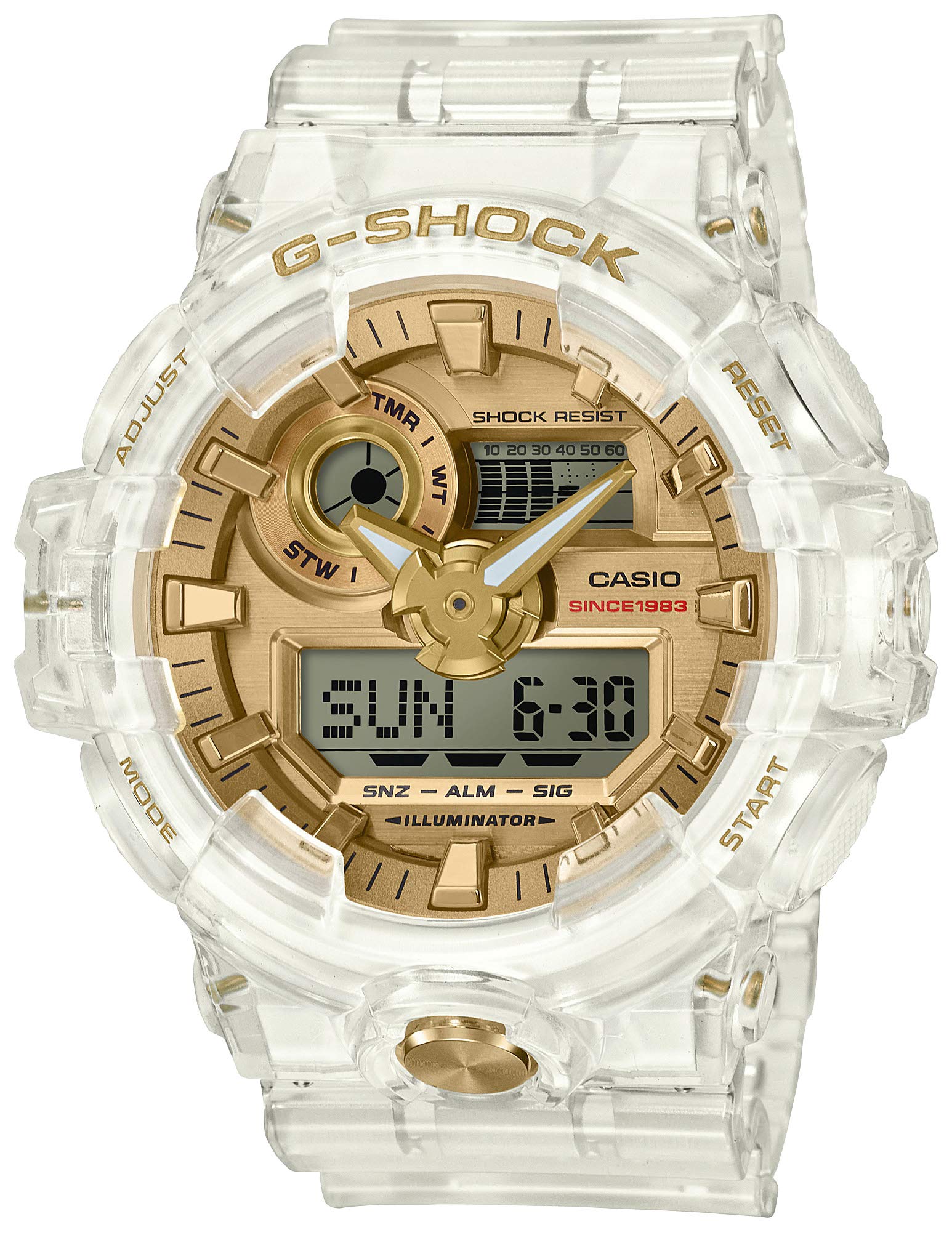 

Чоловічий годинник GLACIER GOLD Clear [Casio] G-Shock GA-735E-7AJR