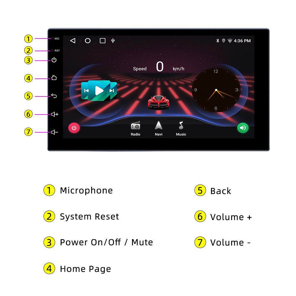 REAKOSOUND Android 10.0 Car Radio For Opel Astra Antara Vectra Corsa Zafira Meriva Vivara Signum Tigra 2 Din 7 Inch Autoradio Wifi GPS Navigation