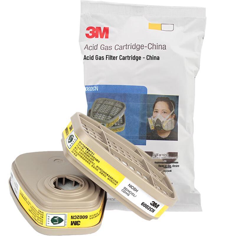 3M 6002CN Respirator Filter Cartridges 2-Pack