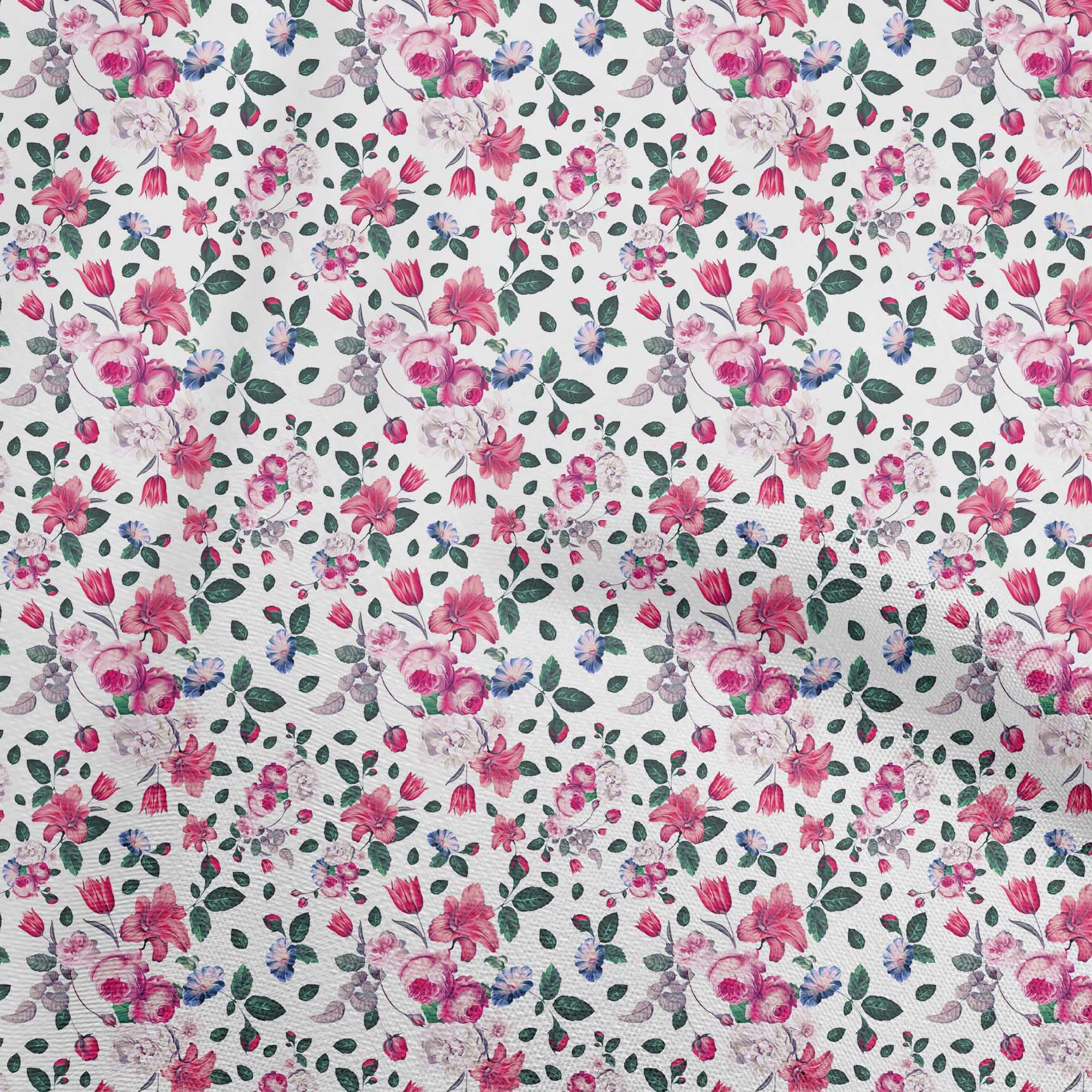 

OneOone Cotton Flex Grey Fabric Florals Тканина для пошиття друкованої тканини для рукоділля у дворі 40 дюймів 42 Inch Wide - Viscose Chiffon білий