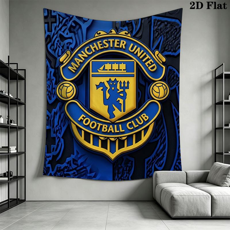 Manchester Football Club Logo Threepiece Set 1 Duvet Cover 2 Pillowcase Without Core Duvet Cover And Pillowcase Christmas Birthday Gift