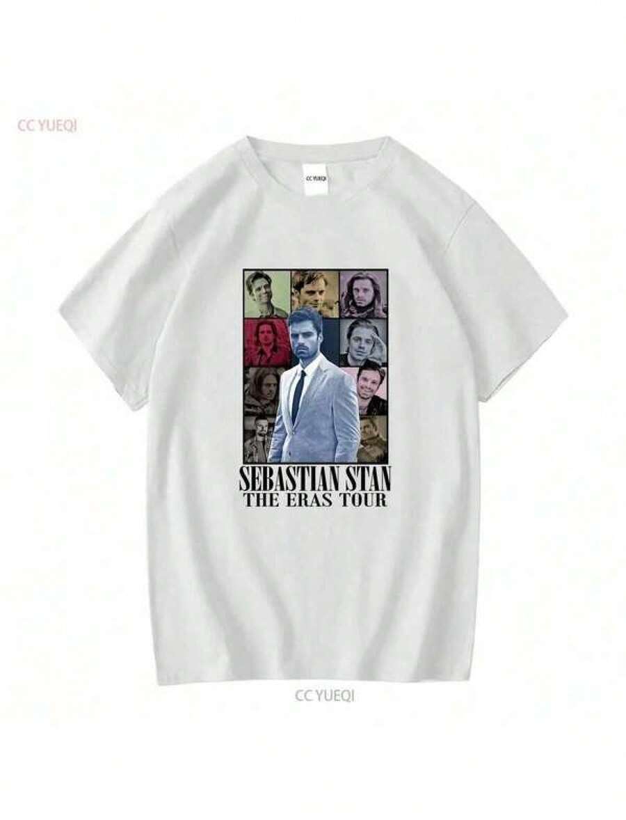 WomenS Christmas Graphic Tee Retro Sebastian Stan T Shirt SweaT TJK Long Or Short Sleeves Vintage S