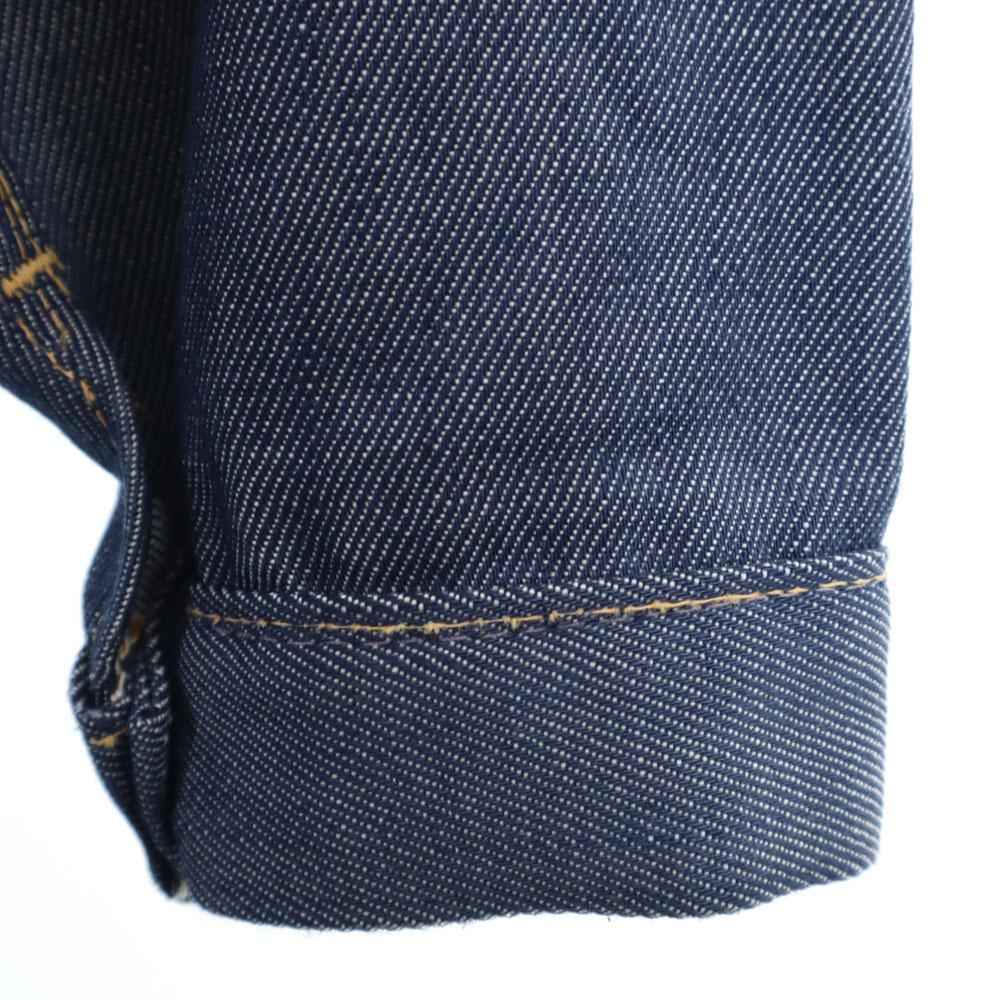 JCPenney 70s vintage Denim Jacket M Navy RANCH CRAFT Tracker Women Used