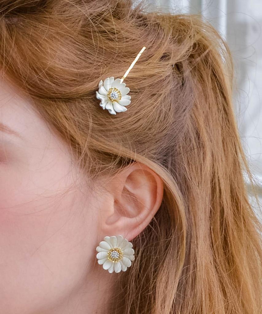 Dana Burton River Daisy Hairpin