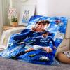 Football Player Action Blankets Flannel Printed Breathable Warm Throw Blanket for Home Office Bedspreads 0708a56