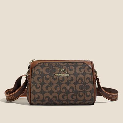 Lady's Crossbody Bag, Stylish Shoulder Bag, Pillow-shaped Wide Shoulder Strap, Large Capacity Bag for Middle-aged Mothers.