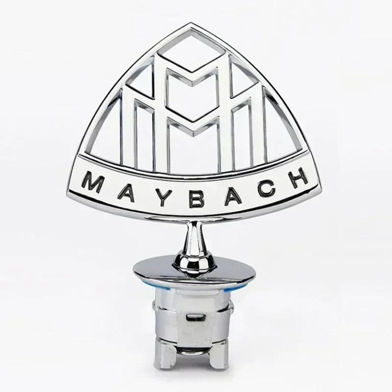 1Pcs Car Star Logo Hood Badge Front Metal EmblemFor Mercedes Benz Maybach C E S Class W204 W205 W212 W213 W211 W220 W222 W223
