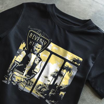 Beverly Hills Cop T-Shirt Arnold Schwarzenegger Aliens Stallone JCVD