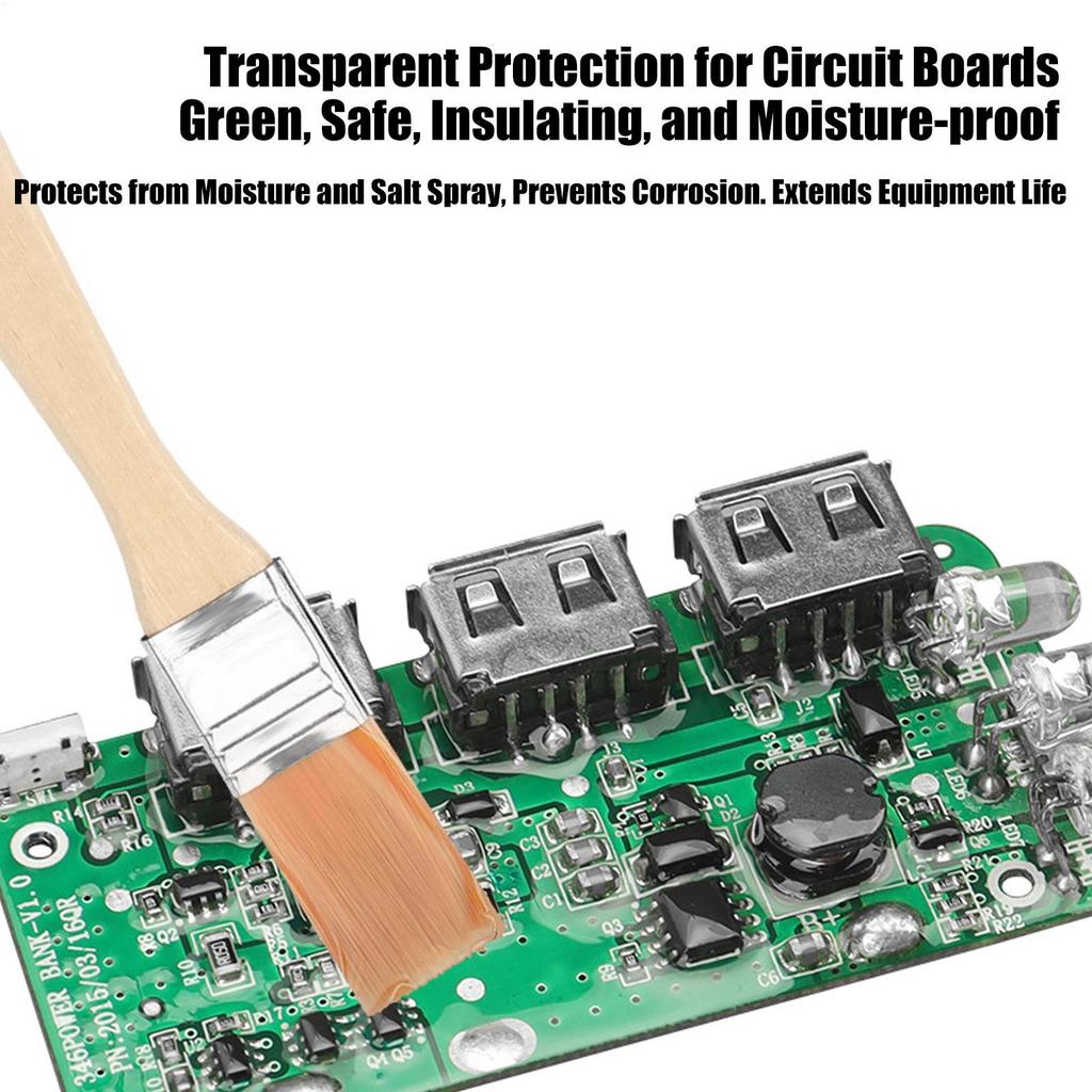 200ml Clear Conformal Coating Moisture Proof PCB Circuit Board Protective Paint Electronic Repair Waterproof Insulation Sealant