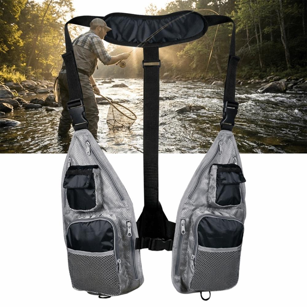 Quick Dry Fishing Waistcoat Multiple Pockets Fly Fishing Vest Fishing Vest  Outdoor Enthusiasts