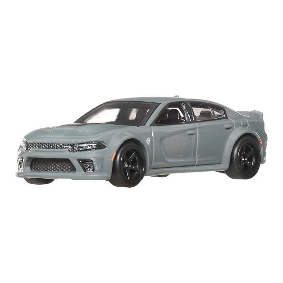 Hot Wheels Fast & Furious 2020 Dodge Charger Hellcat Vehicle Toy Mini Car Ages 3 and Up Gray JBL96