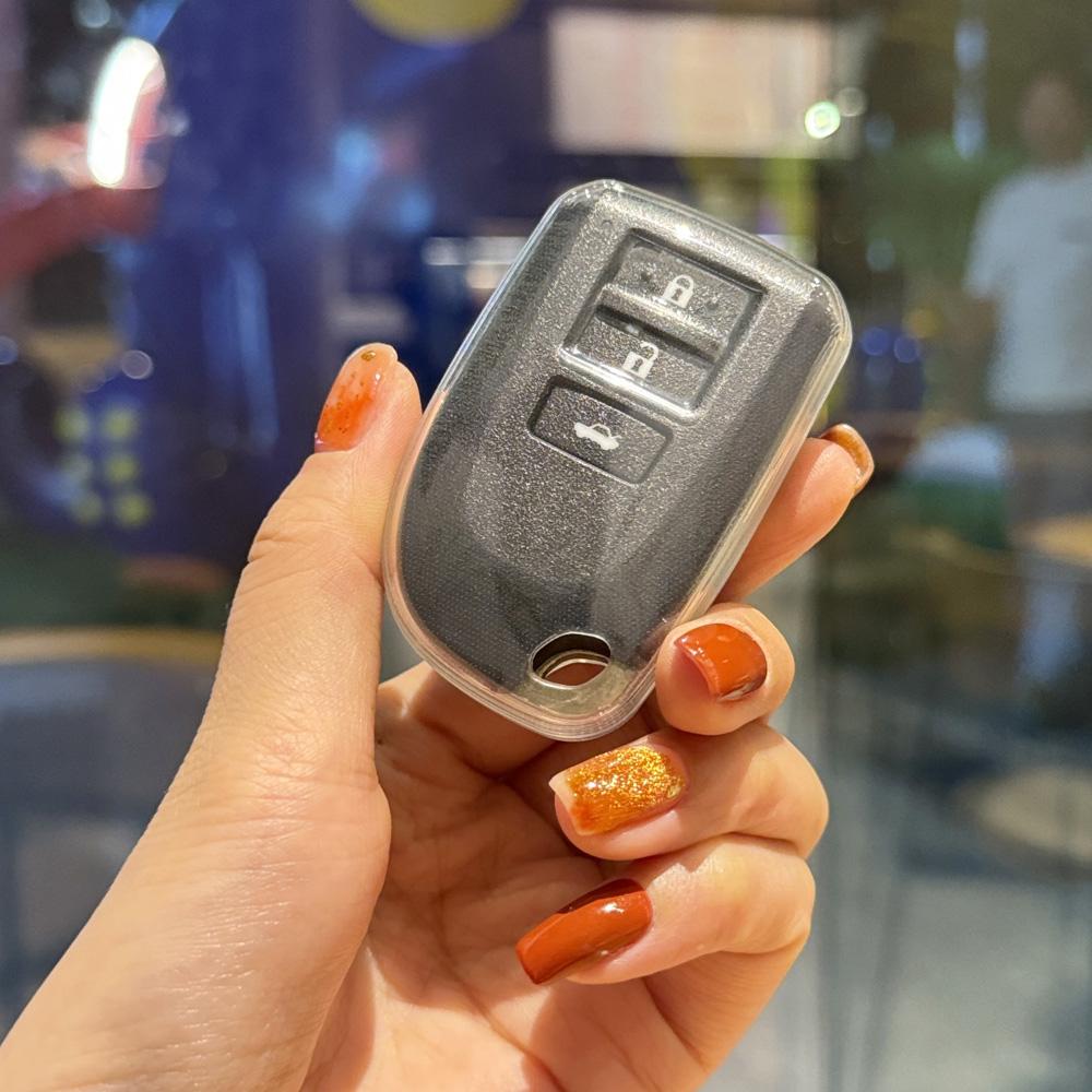 Für Toyota Prado Yaris Vios Previa Protector Shell Keyless Auto Zubehör 2 3 Tasten TPU Auto Schlüssel Fall Abdeckung