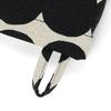 Marimekko Rasymatto Oven Mitten (Dark Blue X Linen) 073647 890 Dotted Circle Cotton Linen Pot Holder Mitten Single Hand Kitchenware Scandinavian