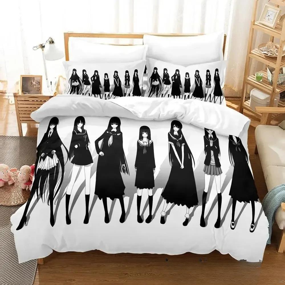 

Comforter Cute Anime Kawaii Girl Blend S Bedding Set Single Twin Full Queen King Size Bed Set Adult Kid Bedroom S Comforter (quilt)-EU Single(135*200cm)3pcs