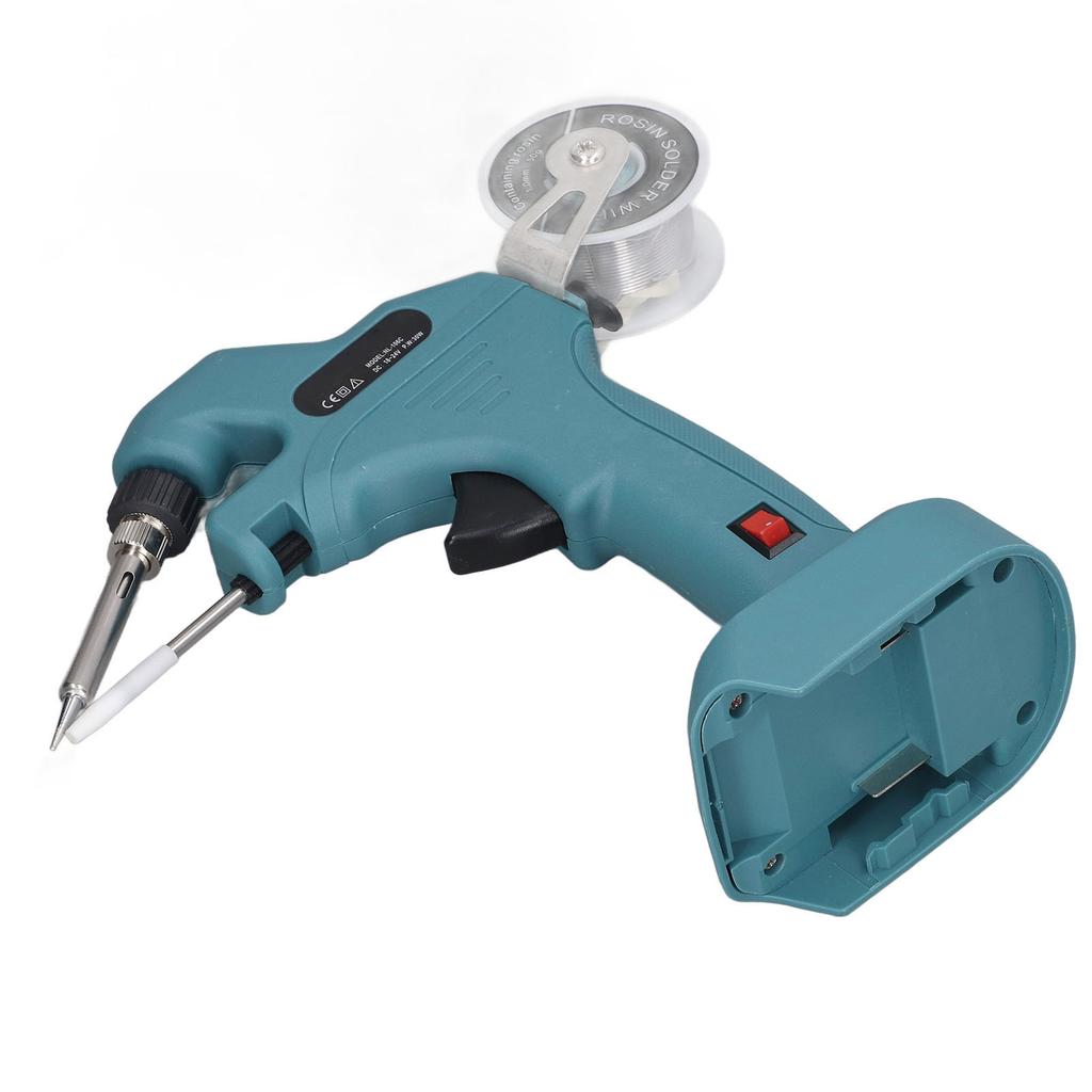 Kabelloses Lötkolben 30W Schnellheiz Lötpistole Werkzeugset Kit mit 50g 1,0mm Lötzinn-Draht