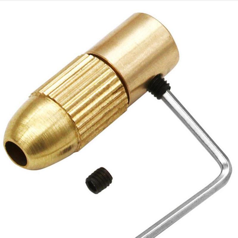 Brass Collet Mini Drill Chucks for Electric Motor Shaft Drill Bit Tool Chuck Adapter 2.00/2.35/3.17/4.05/5.05mm