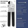 Multi-Functional Stainless Steel 3-in-1 Manual Can Opener for Home Use