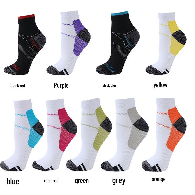 Cross-Border Ankle Compression Socks for Cycling & Outdoor Sports - Elastic Support for Plantar Fasciitis