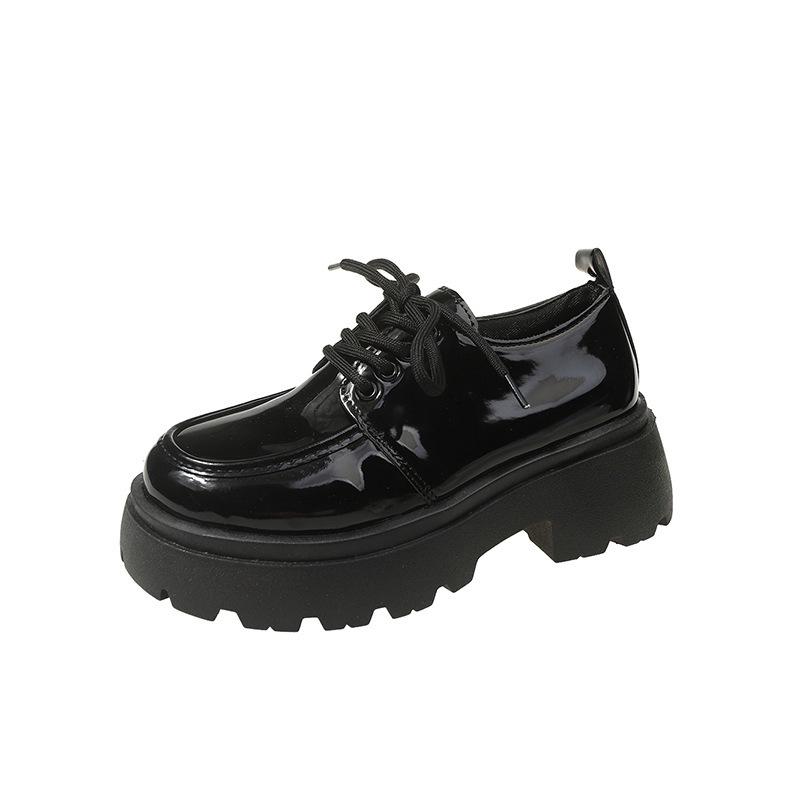 New Women's Shoes: Thick-soled Lace-up, Soft-soled Cake, Retro and Versatile Loafers