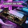 Custom Name Personalized Batman Pattern Mousepad, Laptop PC Desk Mat, Decorative Desk Mat for Home Keyboard Pad Gift