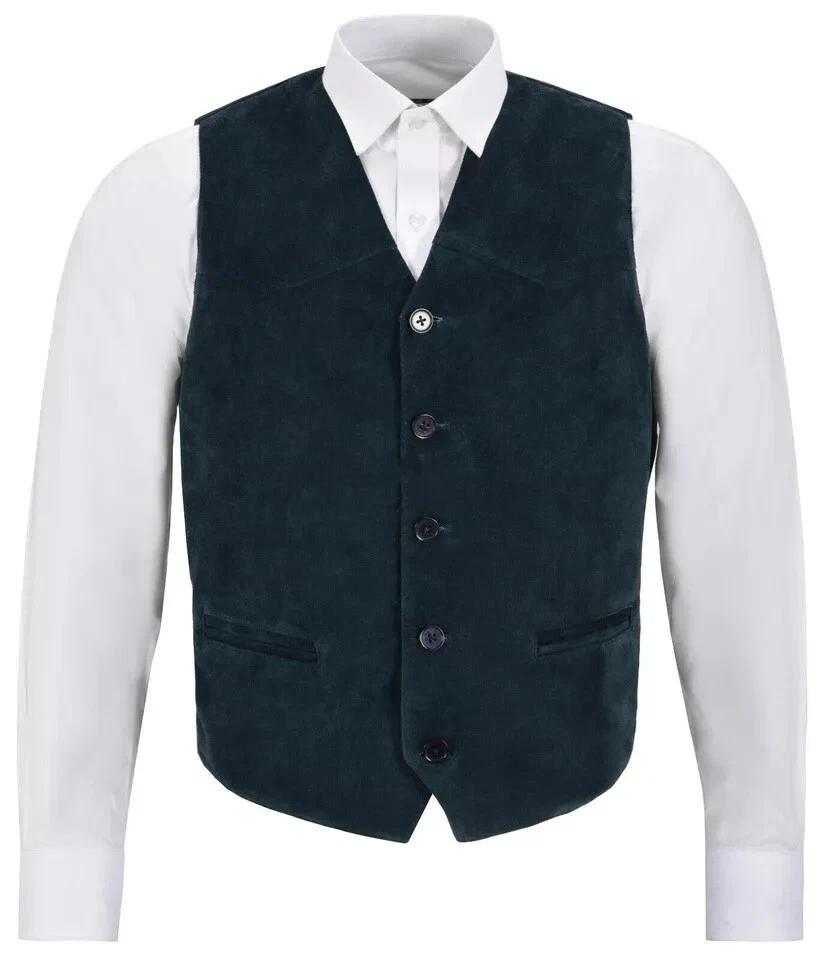 

Ручной работы Новый Формальный Темно-синий Замшевый Мужской Мягкий Жилет Пальто Кожа Натуральная Овчина Жилет 3XL темно-синий