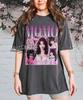 Momo Twice Retro Grafik T-Shirt Vintage K-Pop Fan Bekleidung