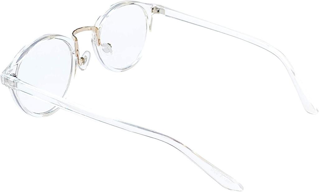 [CYPHUS] Cyphus Sunglasses for Women and Men, Anti-fog, Boston Style, UV Protection, Fashion Glasses (ClearClear)