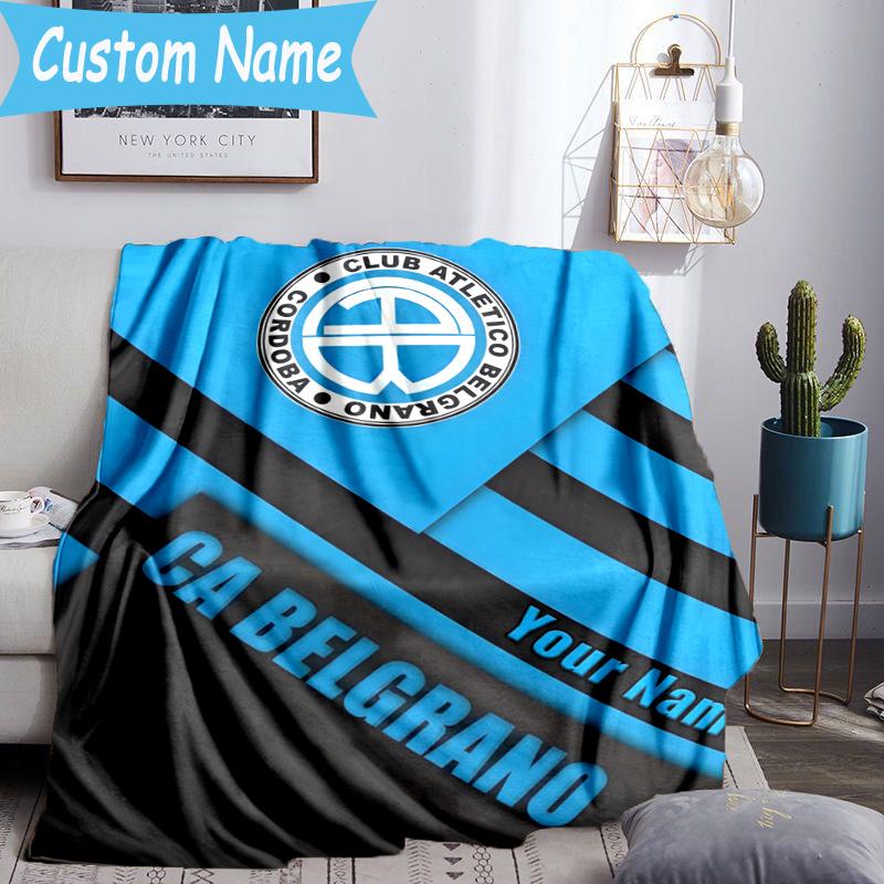 Custom Name CAB Football Blanket Flannel Blanket for Camping, Hiking, Garden Parties, Picnic Essentials,gift for family and friend