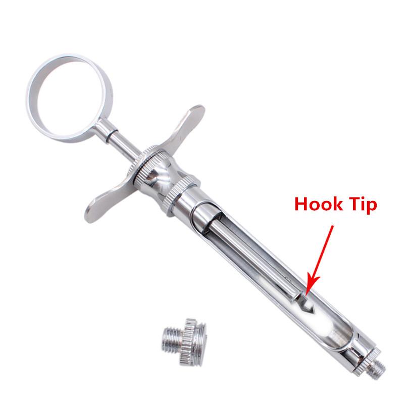 

Стоматологический шприц из нержавеющей стали, стоматологический хирургический инструмент с головкой, стоматологический уход за зубами, аспирационный шприц для анестезии