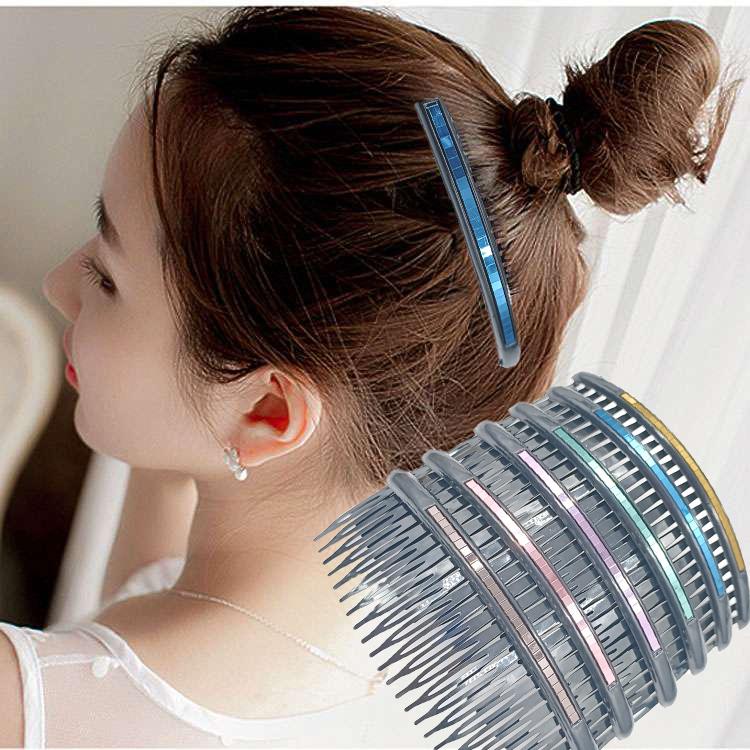 

Модные женские заколки для волос, заколки для волос, головные уборы с прямыми зубцами, аксессуары для волос 1 шт., женские головные уборы, гребни для волос, заколки для волос, боковые гребни для волос, новые