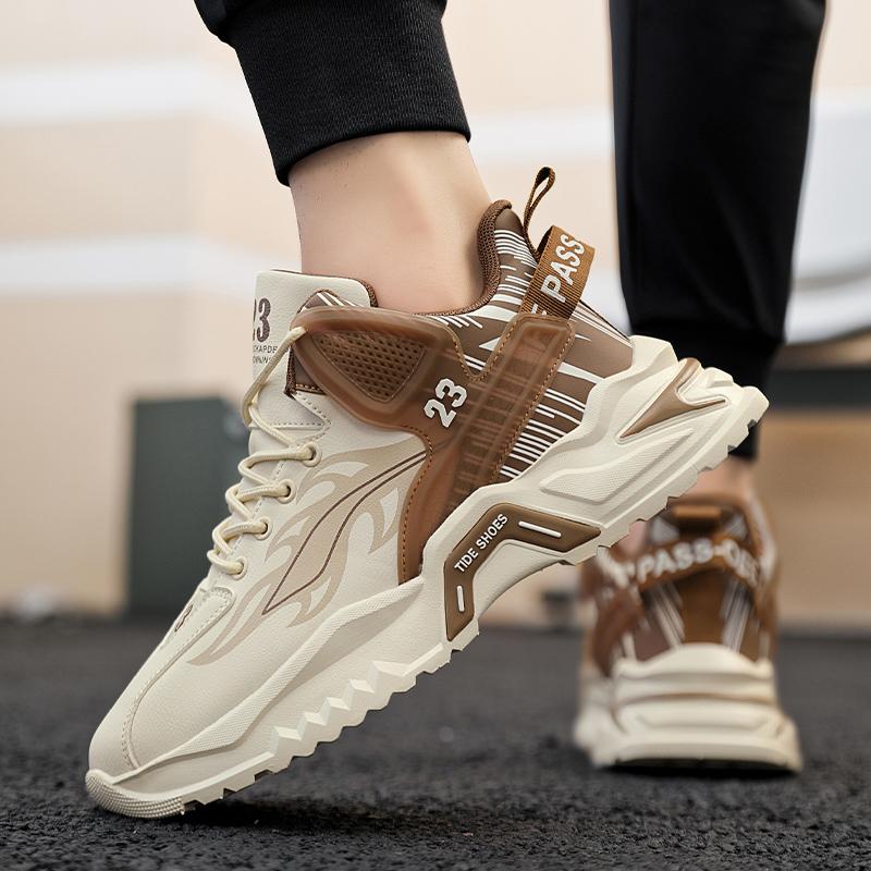 New Fashion New Men's Fashion Casual Low Top Sports Shoes Students Thick Sole Comfortable Sneakers Boys Male Classic Breathable Basketball Shoes