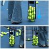 Portable Tennis Ball Picker: Professional Quick Press-Down Ball Retriever, Convenient Pick-Up Basket Gadget.