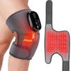 2026 New Red Light Therapy Knee Massager Heated Pad, Wireless Portable Infrared Light 850& 660 Nm Therapy Device for Elbow Shoulder Pain